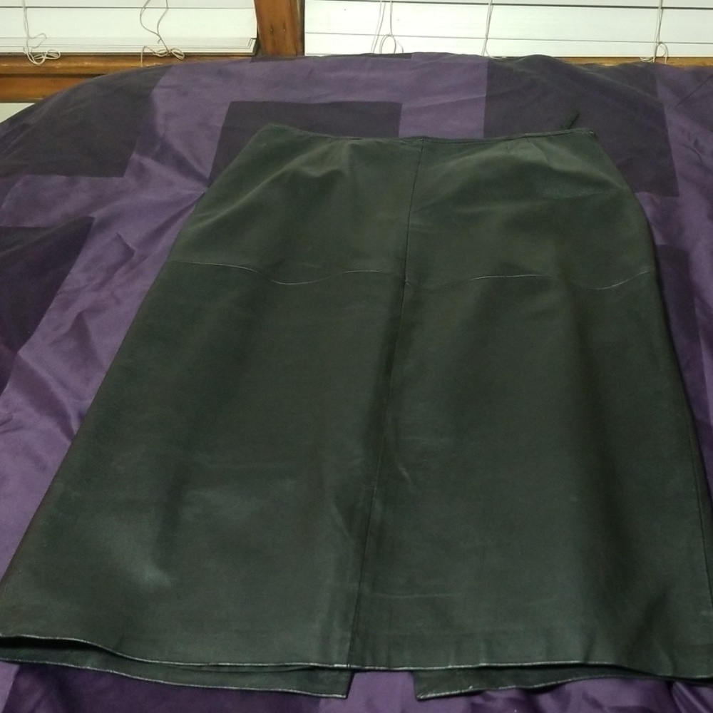 100% Genuine Leather skirt
